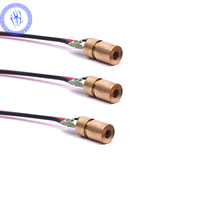 Copper Head 5V 650nm 1mW Adjustable Laser Dot Diode Module for Laser Pointer