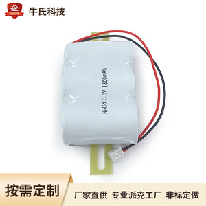 ก้อนแบตเตอรี่ Ni-Cd 3.6V 1800mAh ชาร์จได้สำหรับใช้ในอุตสาหกรรม - Product Image 5
