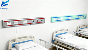 Unité de tête de lit d'hôpital personnalisée avec équipement de gaz médical, rail de lit avec sorties d'air, d'oxygène et de vide pour équipement de production de gaz - Product Image 6