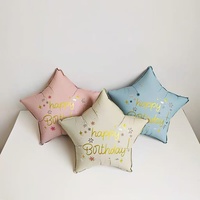 Ballon gonflable en aluminium mat rose et bleu de 18 pouces en forme d'étoile pour la vente en gros – Idéal pour les anniversaires, mariages, la Saint-Valentin, les baby showers et les décorations de fête