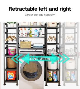 Estante de Almacenamiento para Baño de Múltiples Niveles, Organizador Metálico para Baño, Soporte para Toallas en Esquina, Estante para Colocar Sobre la Lavadora - Product Image 3