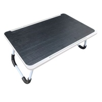 Table d'ordinateur pliable convertible avec porte-gobelet et tiroir, en bois, pour lit, ordinateur portable, bureau, salle à manger, antidérapante pour la maison