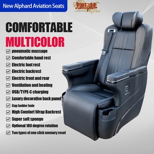 Asiento de Aviación para Automóvil, para <span class=keywords><strong>Toyota</strong></span> ALPHARD, VELLFIRE, Hiace, Noah, Voxy, Sienna, PREVIA, <span class=keywords><strong>Proace</strong></span>, Granvia, Modificación <span class=keywords><strong>Interior</strong></span> de Automóviles - Product Image 2