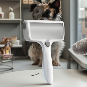 Rullo Rimuovi <span class=keywords><strong>Peli</strong></span> di Animali Domestici Bidirezionale <span class=keywords><strong>Autopulente</strong></span>, <span class=keywords><strong>Spazzola</strong></span> Elettrostatica Riutilizzabile con Contenitore per Mobili, Divani e Tappeti - Product Image 4