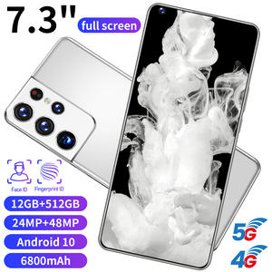<span class=keywords><strong>2021</strong></span> dernière Version S21 7.3 pouces plein écran <span class=keywords><strong>Smartphone</strong></span> 5G double carte double veille 12 Go + 512 Go reconnaissance faciale empreinte digitale - Product Image 2