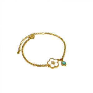 Custom Trendy Luxury Non Tarnish 14k 18k <b>Gold</b> Plated 316l Stainless Steel Designer <b>Bracelet</b> <b>for</b> <b>Women</b> - Product Image 6