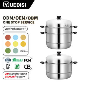 <span class=keywords><strong>Olla</strong></span> de Cocina Multifuncional YUEDISI de Doble Capa de 28/30/32CM, <span class=keywords><strong>Olla</strong></span> <span class=keywords><strong>Vaporera</strong></span> Portátil de Acero Inoxidable para Cocina de Inducción - Product Image 1