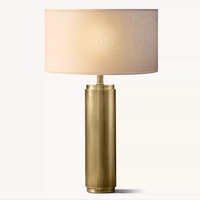 Lampe de bureau LED flexible postmoderne avec culot E14, réglable, en tissu, pour la protection des yeux, idéale pour chambre et salon, modèle haut de gamme 2026