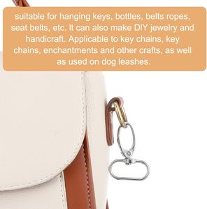 Pack Inch Swivel Clasp Silver Lobster Claw Clasps For Keychains Lanyard <b>Clips</b> D Ring Keychain <b>Clip</b> Swivel Snap <b>Hooks</b> For Key Cha - Product Image 6