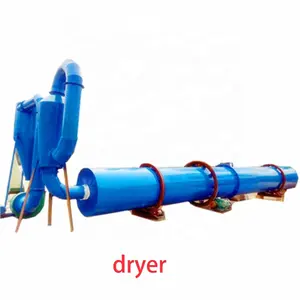 Industrial Electric For Wood Chip Saw Dust Sand Corn Rice Grain Dryer Fertilizer Rotary Drum Cooling Dryer Drying Machine