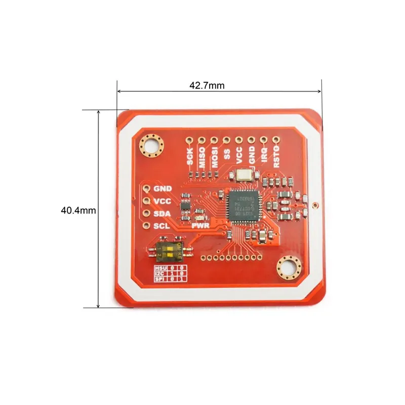 Nhúng 13.56MHz RFID Reader Nhà Văn mô-đun pn532 NFC RFID V3 mô-đun