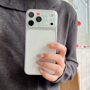 Protezione per Obiettivo Fotocamera in Vetro Temperato con Design Cartoon Invernale e Glitter per Apple <span class=keywords><strong>iPhone</strong></span> 17 Pro Max, Protezione Tutto-in-Uno - Product Image 4