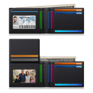 <b>Wallet</b> for <b>Men</b> Slim RFID Blocking Credit <b>Card</b> <b>Holder</b> <b>Wallet</b> Bifold Minimalist Thin <b>Wallet</b> with 2 ID Windows & Cash Slot - Product Image 3
