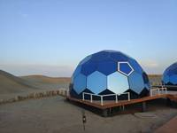 Cadre en aluminium de 7m de diamètre pour l'extérieur, le jardin, le camping, le dôme en polycarbonate, le pavillon à bulles géodésiques étanche au vent