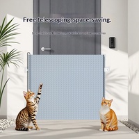 Clôture en filet pour animaux de compagnie en PVC durable, imperméable, rétractable, anti-rayures, moderne, pour chats et chiens, utilisation en intérieur