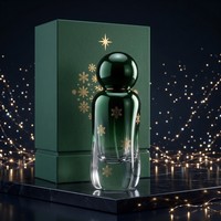 Collection Festive : Coffret de Flacons de Parfum en Verre Mat 30ml avec Vaporisateur Fine Brume et Boîte Cadeau Personnalisable pour Emballage de Parfum