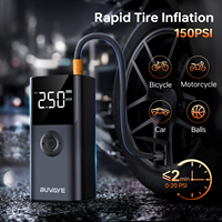 Portable 4 in 1 Jump Starter with Air Compressor Car Battery Booster 150PSI Tire Inflator with Light