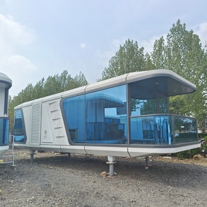 Château capsule maison préfabriquée étanche à isolation thermique personnalisable avec contrôle intelligent rentable Glamping - Product Image 4