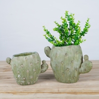 Pots à fleurs en ciment de style américain, écologiques, de conception délicate, fabriqués directement par l'usine Lianda, pour succulentes et cactus - Décoration intérieure/extérieure