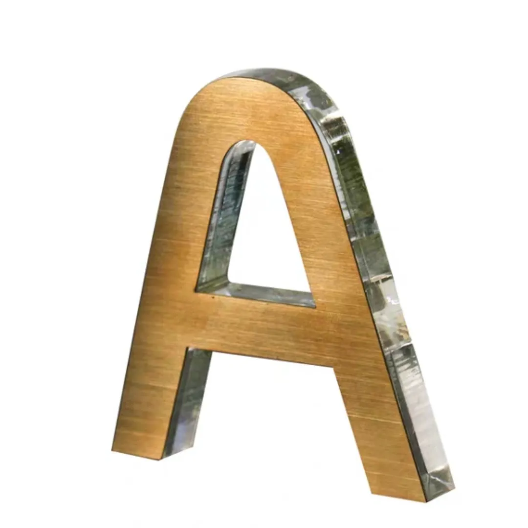 Custom Acrylic Alphabet Company Reception Wall Logo Letter Sign