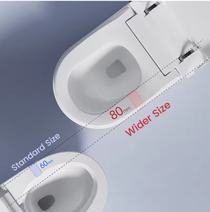 Nhà Vệ Sinh Thông Minh S-Trap Gốm Hương Thơm Chức Năng Điều Khiển Bằng Giọng Nói Sang Trọng Nâng Cấp Với Màu Sắc Đèn <span class=keywords><strong>LED</strong></span> Sàn Gắn Tự Động - Product Image 4