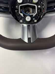 Volante Deportivo de Cuero Marrón para <span class=keywords><strong>Mercedes</strong></span>-Benz A45 AMG C205/C213/C43/E205/E213/<span class=keywords><strong>GLE</strong></span>/GLS/CLA/GLB (2019) - Product Image 3