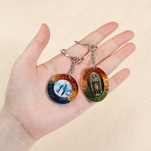 Giveluck Đức Trinh Nữ Maria Công Giáo Pha Lê Keychain Thời Trang Và Tùy Chỉnh Cho Tôn Giáo Trang Trí - Product Image 5