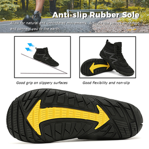 Chaussures personnalisées pour hommes, chaussures montantes pieds nus, <span class=keywords><strong>bottes</strong></span> de neige chaudes d'hiver, baskets de randonnée à bout large - Product Image 3