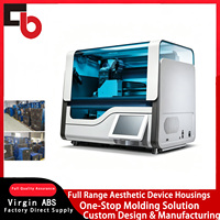 Service d'usine de fabrication de boîtiers en plastique ABS moulés par injection pour instruments de détection de bureau, avec moule privé ODM personnalisé
