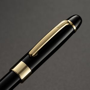 小さい脂肪小人ポケットペンクリエイティブオイルインクペンクリップ学生署名ペン黒インク1.0mm - Product Image 5