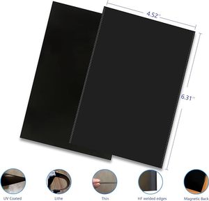 Vendita calda foto magnetica cornice tascabile con supporto per frigorifero foto foto fotografia mostra cornice - Product Image 4