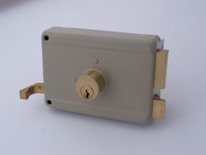 Serrure à mortaise en laiton pour <span class=keywords><strong>porte</strong></span> d'entrée, prix d'usine, sécurité antivol, cylindre en laiton, pêne dormant, loquet pour portes 111A - Product Image 3