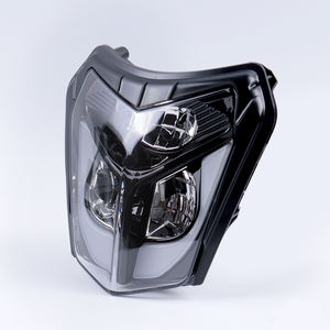 Pour KTM 690 SMC-R SMCR Enduro 2019-2023 phares avant LED faisceau Hi/Lo yeux d'ange phare LED <span class=keywords><strong>accessoires</strong></span> de vélo de saleté 2025 - Product Image 2
