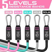 11 pièces bandes de résistance ensemble gymnastique Sport tirer corde Fitness exercice Tubes