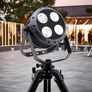 Professionale 200W 4-eye 4x50W COB PAR LED faretto DMX IP68 esterno impermeabile caldo + freddo bianco effetto fascio di luce corpo in alluminio - Product Image 2