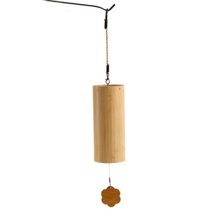 Campanas de Viento de Bambú Hechas a Mano, Decoración de Jardín para Exteriores, Estilo Retro para Colgar en la Pared, Estilo Bambú Natural 1 Estilo 2 - Product Image 5