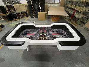 <span class=keywords><strong>Table</strong></span> de Craps de Luxe Personnalisée, <span class=keywords><strong>Pliable</strong></span>, avec Plateau, Motif Mahjong, Qualité Supérieure, Jeu de Casino, Solide - Product Image 3