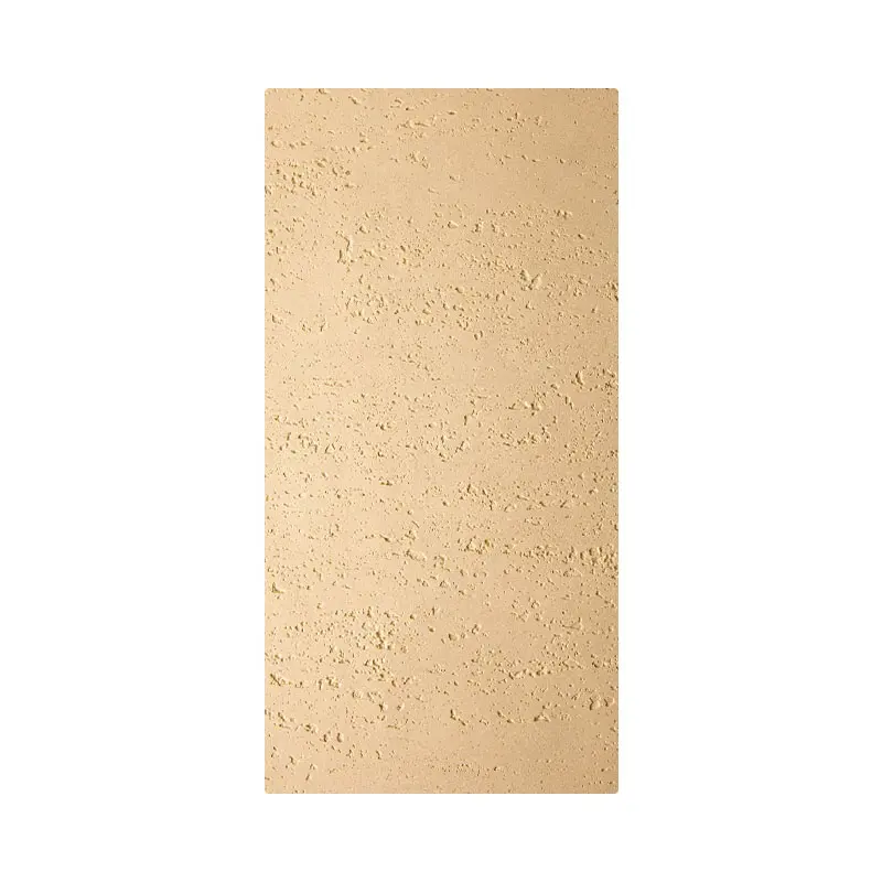 Piedra artificial moderna fácil de instalar panel de pared decoración revestimiento amarillo flexible travertino hoja impermeable