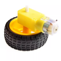 NOUVEAU Kit de pneus de robot automobile intelligents de haute qualité + moteur réducteur de vitesse CC pour l'intelligence artificielle/l'apprentissage automatique