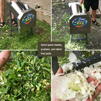 Petit hachoir à légumes domestique, broyeur d'herbe agricole pour la préparation des aliments pour volailles