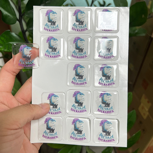 สติกเกอร์โดม 3 มิติ และฉลากเรซิ่นอีพ็อกซี่ PET ใสคุณภาพสูงแบบกำหนดเองจากโรงงาน วัสดุรักษ์โลก สีไม่ซีดจาง - Product Image 2