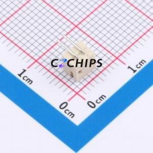 HCZZ0002-2 Wire-to-Board Pin Header Bent Lead Through Hole,P=1.5mm Connector 1x2P 1.5mm Right Angle Insert ZH - Product Image 2