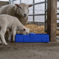 Abreuvoir robuste pour moutons, chauffé automatiquement, isolé, 60L, avec valve à flotteur pour fermes d'hiver