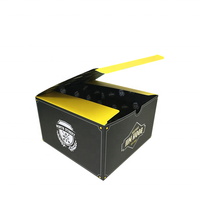 Tuck top emballage textile pliable facile carton auto-verrouillage fond en papier ivoire emballage boîte pour chapeau de baseball