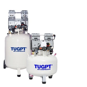 Compresseur d'air électrique compact TUGPT TGY30 sans huile, <span class=keywords><strong>silencieux</strong></span>, pour usage domestique, peinture au pistolet, travail du bois, <span class=keywords><strong>gonfleur</strong></span> dentaire - Product Image 5