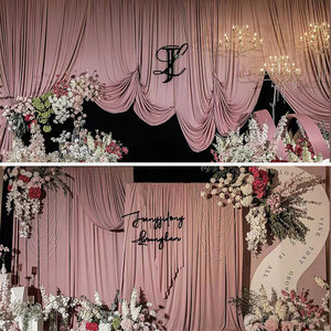 Vente <span class=keywords><strong>Flash</strong></span> : Décorations Romantiques pour Mariages – Rideaux de Fond et Tissus de Plafond pour Cérémonies en Extérieur et Événements Festifs - Product Image 5