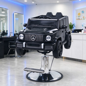 Silla de Barberí<span class=keywords><strong>a</strong></span> Infantil con Forma de Auto SUV, Silla de Peluquerí<span class=keywords><strong>a</strong></span> Hidráulica Ajustable en Altura para Niños - Product Image 6