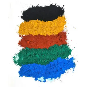 Inchiostro ad alta resistenza colorante pigmenti ossido di ferro polvere ossido di ferro rosso/giallo/nero/verde/blu