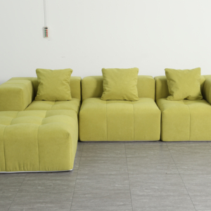 <span class=keywords><strong>Canapé</strong></span> compact carré en tissu, style moderne, <span class=keywords><strong>mousse</strong></span> à mémoire de forme <span class=keywords><strong>haute</strong></span> <span class=keywords><strong>densité</strong></span>, <span class=keywords><strong>canapé</strong></span> gain de place <span class=keywords><strong>pour</strong></span> appartement, atelier et parc - Product Image 1