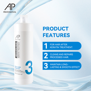 Traitement lissant pour cheveux à l'huile d'argan biologique AP Herbel, ensemble de traitement professionnel à la kératine brésilienne pour lisser les cheveux - Product Image 5